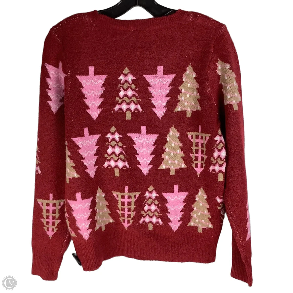 Sweater By Holiday Time In Red, Size: S
