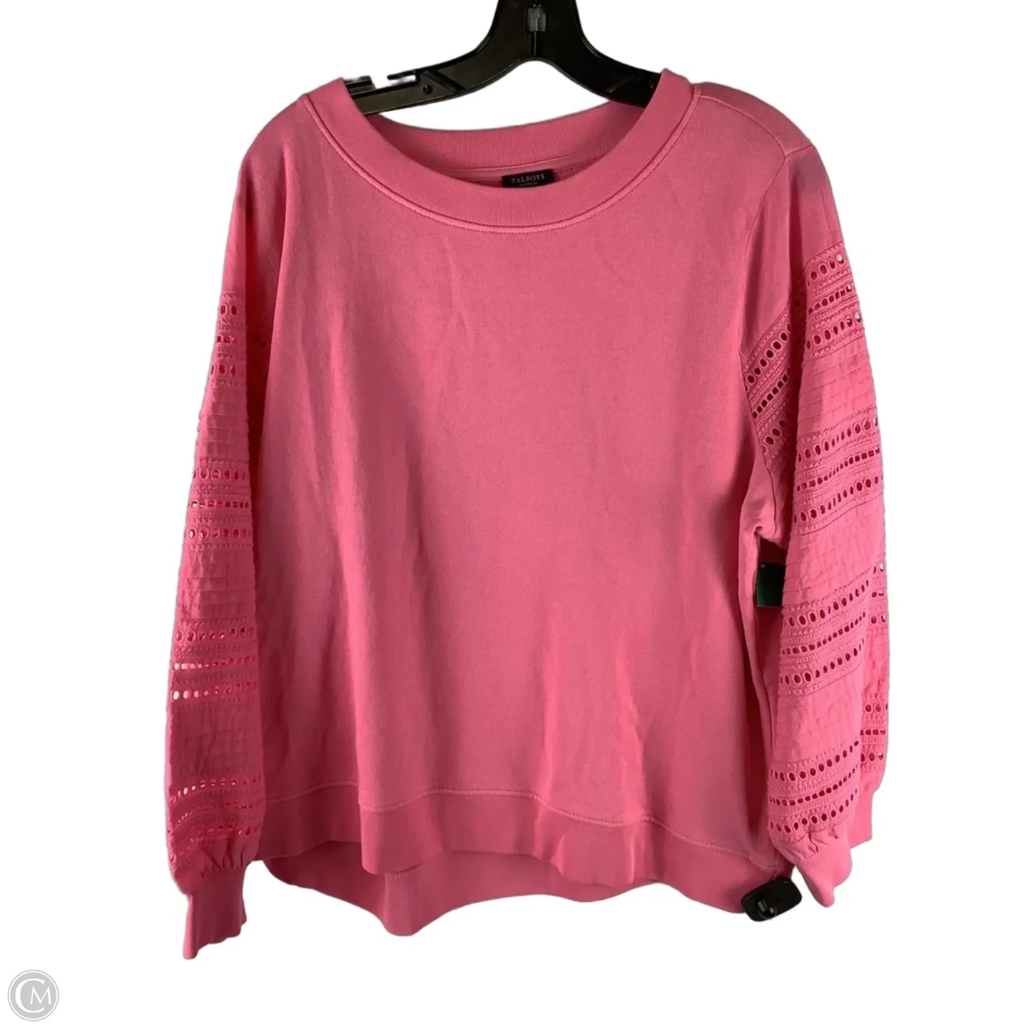 Top Long Sleeve By Talbots In Pink, Size: 2x
