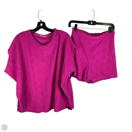 Shorts Set By Entro In Pink, Size: S