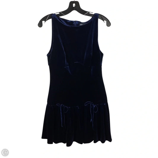 Dress Party Short By Zara In Navy, Size: S