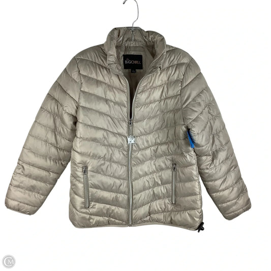 Jacket Puffer & Quilted By Clothes Mentor In Beige, Size: L