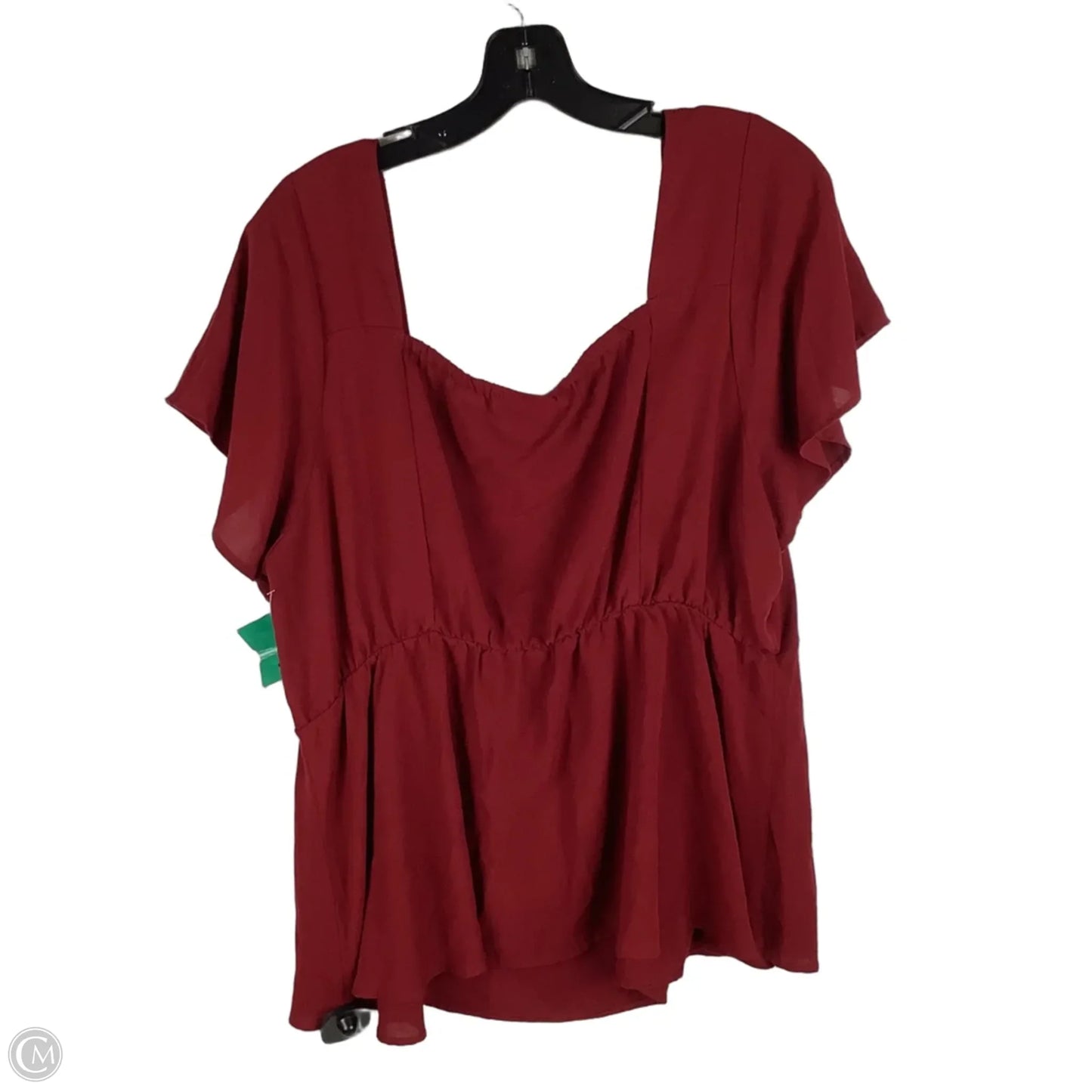 Top Short Sleeve By Torrid In Red, Size: 2x