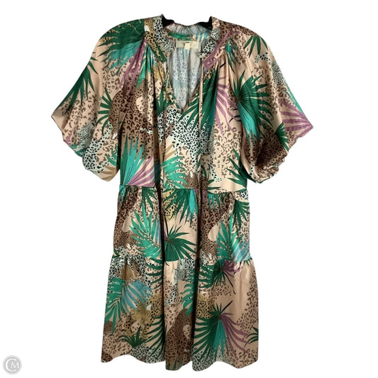 Dress Casual Midi By Entro In Animal Print, Size: L