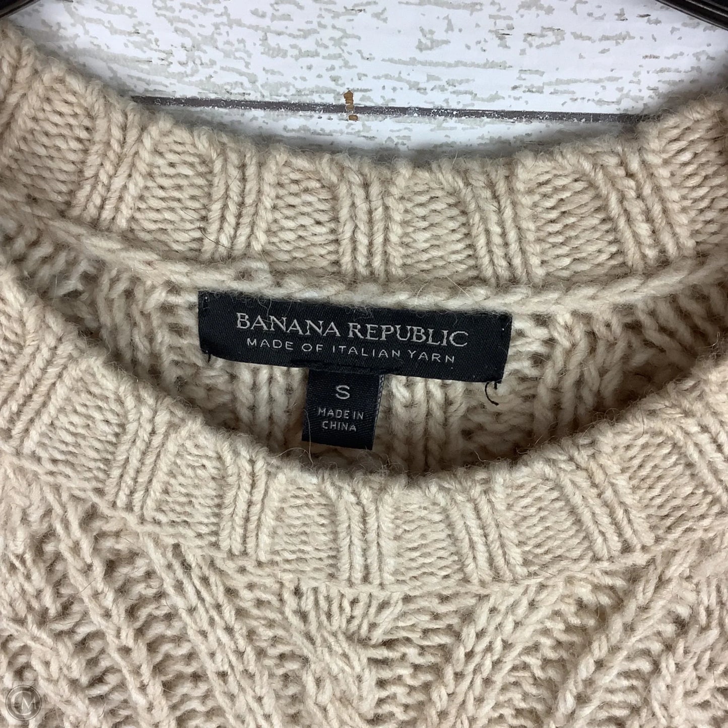 Sweater By Banana Republic In Tan, Size: S