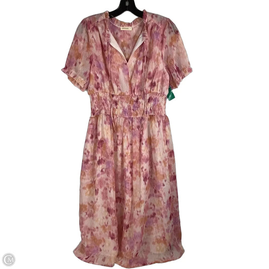 Dress Casual Maxi By Andthewhy In Pink, Size: L