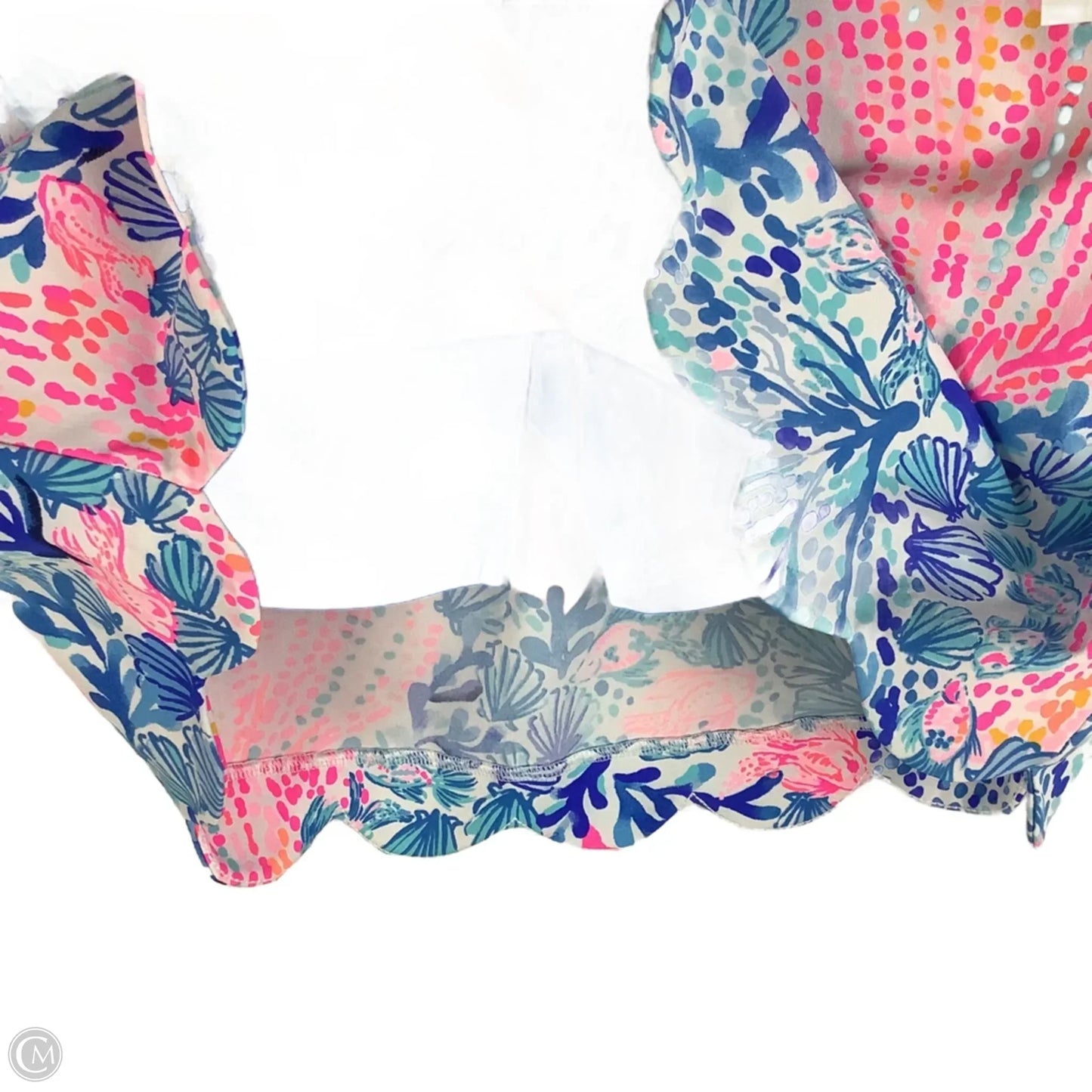 Skort Designer By Lilly Pulitzer In Blue & Pink, Size: 4