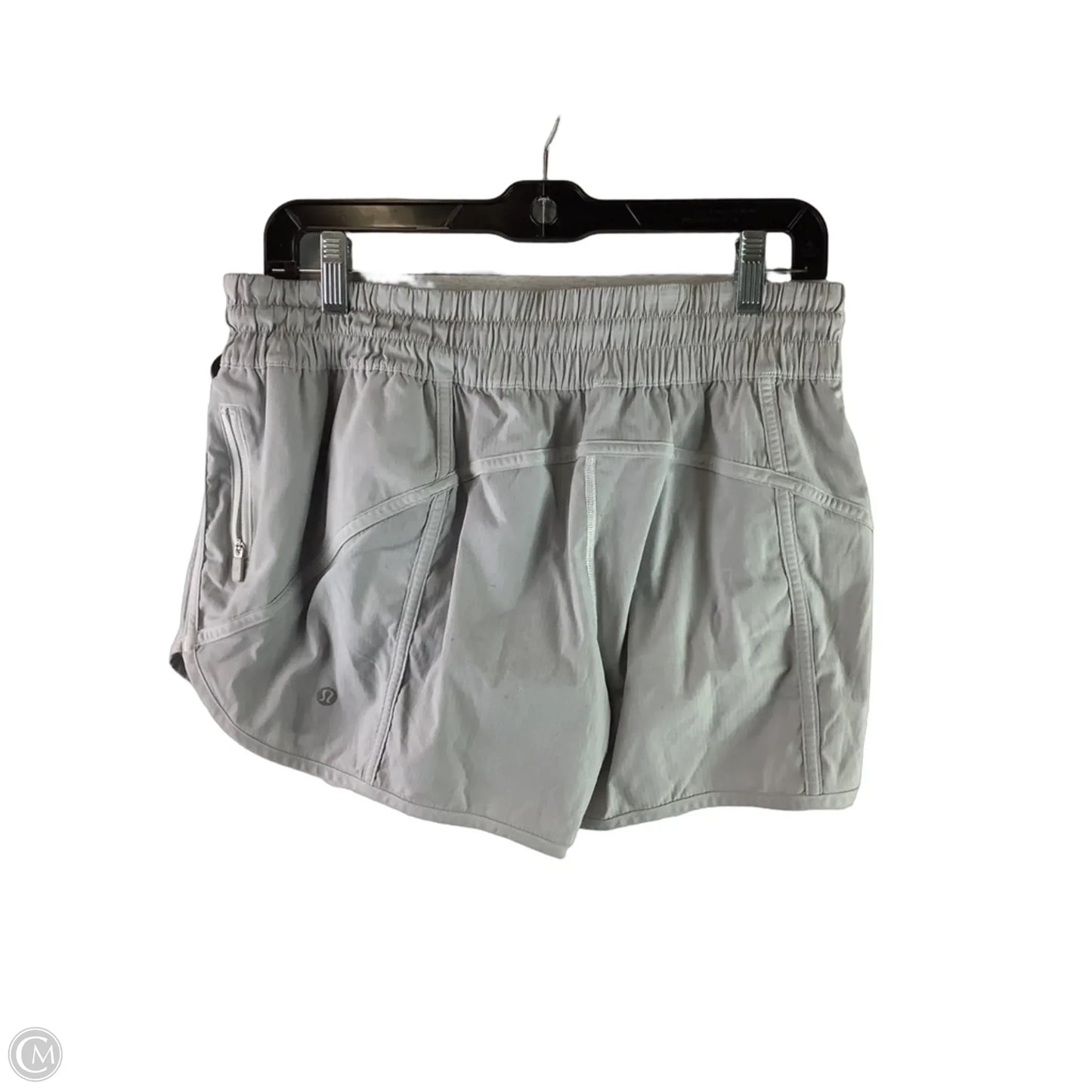 Athletic Shorts By Lululemon In Grey, Size: 12