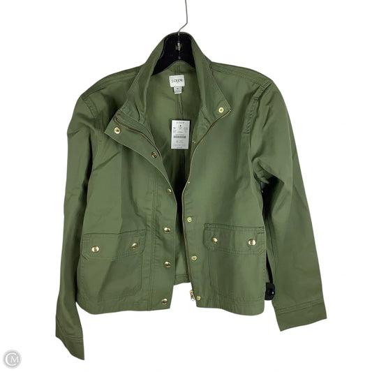 Jacket Shirt By J. Crew In Green, Size: S