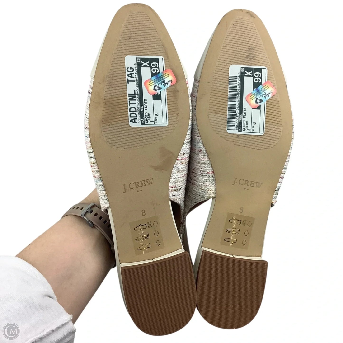 Shoes Flats By J. Crew In Cream, Size: 8