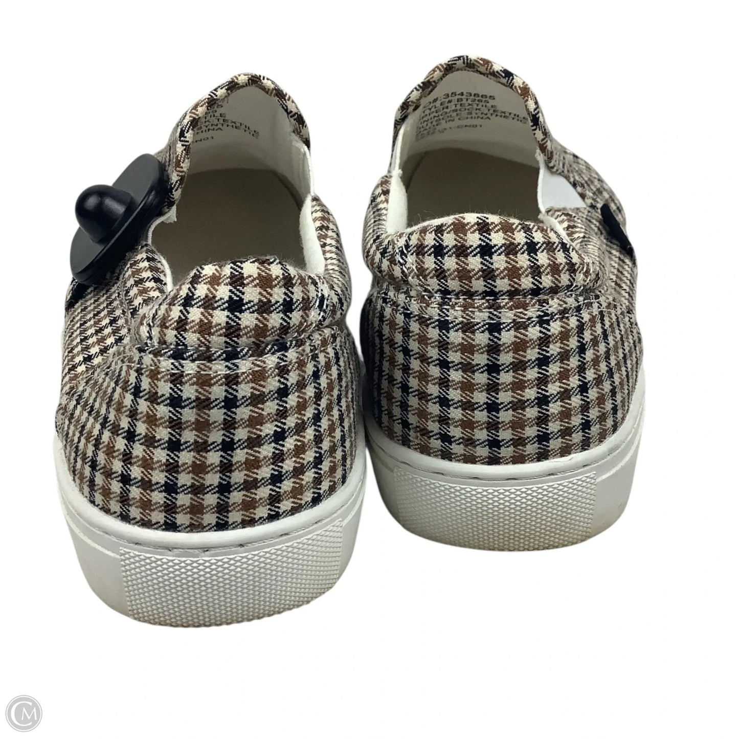 Shoes Flats By J. Crew In Plaid Pattern, Size: 8