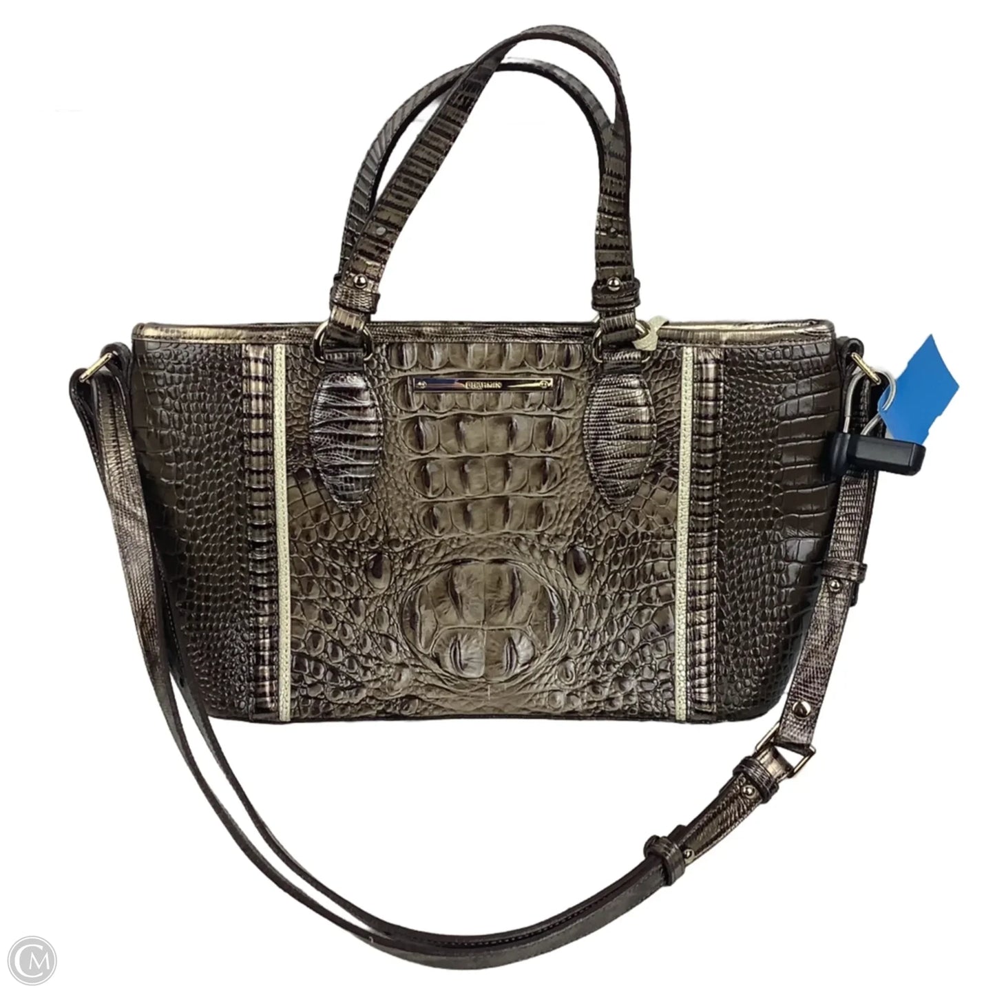 Handbag Designer By Brahmin, Size: Medium