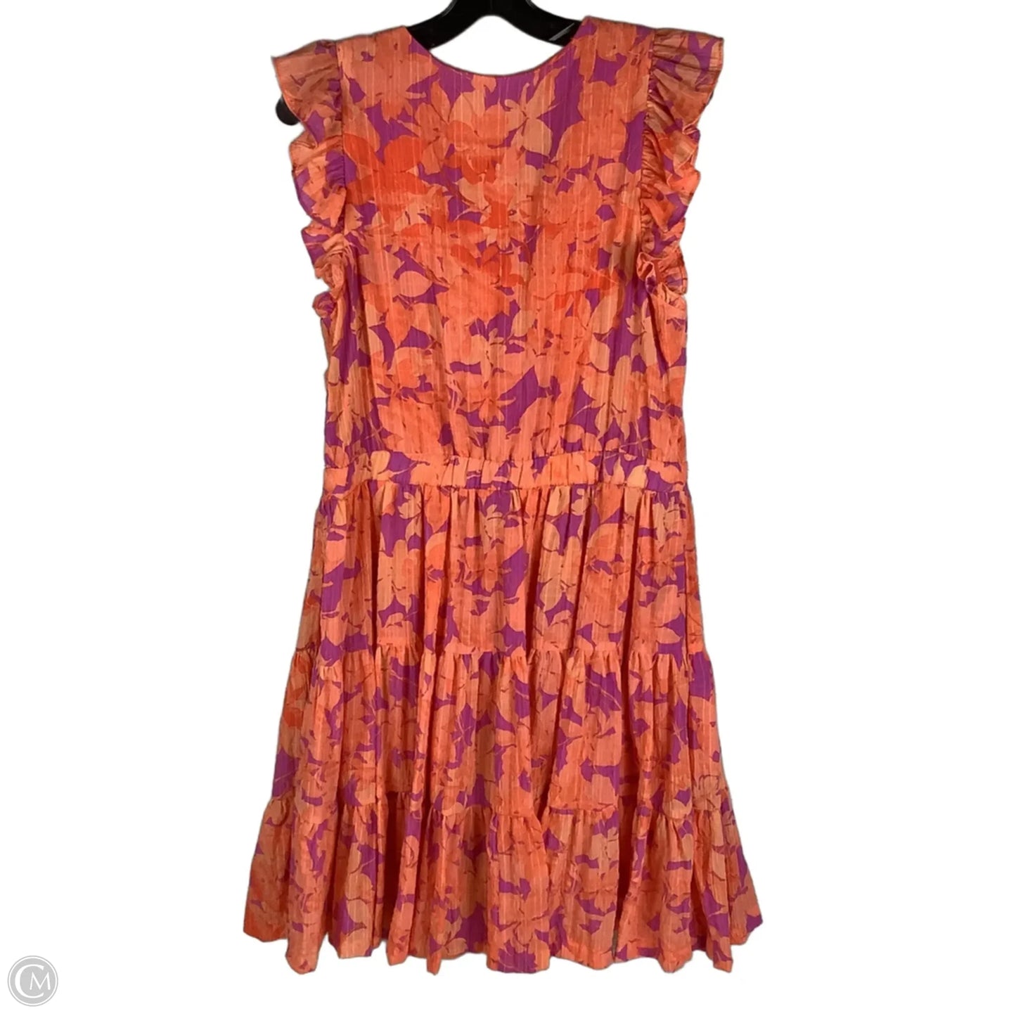 Dress Casual Midi By Taylor In Orange, Size: 16