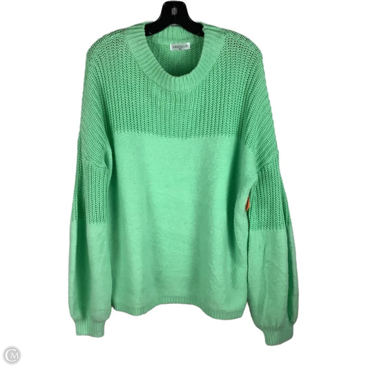 Sweater By Vestique In Green, Size: M/L
