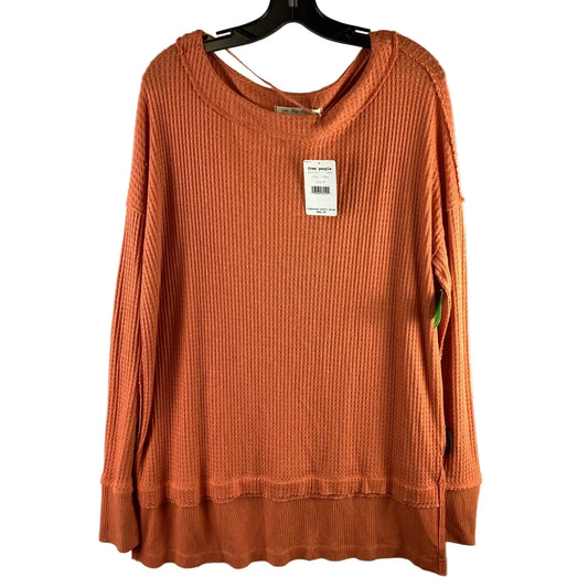 Top Long Sleeve By We The Free In Orange, Size: M