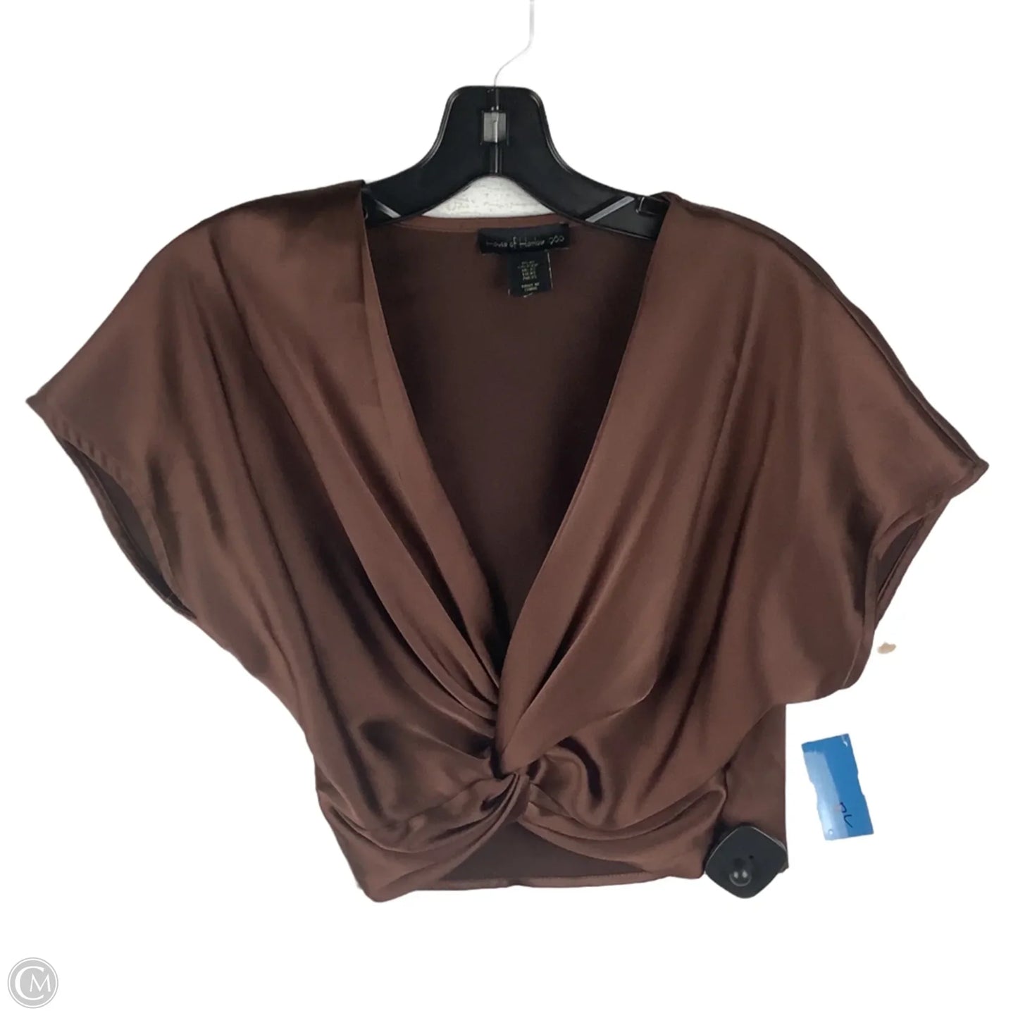 Top Short Sleeve By House Of Harlow In Brown, Size: Xs