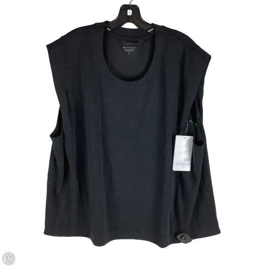 Athletic Top Short Sleeve By Athleta In Black, Size: 3x
