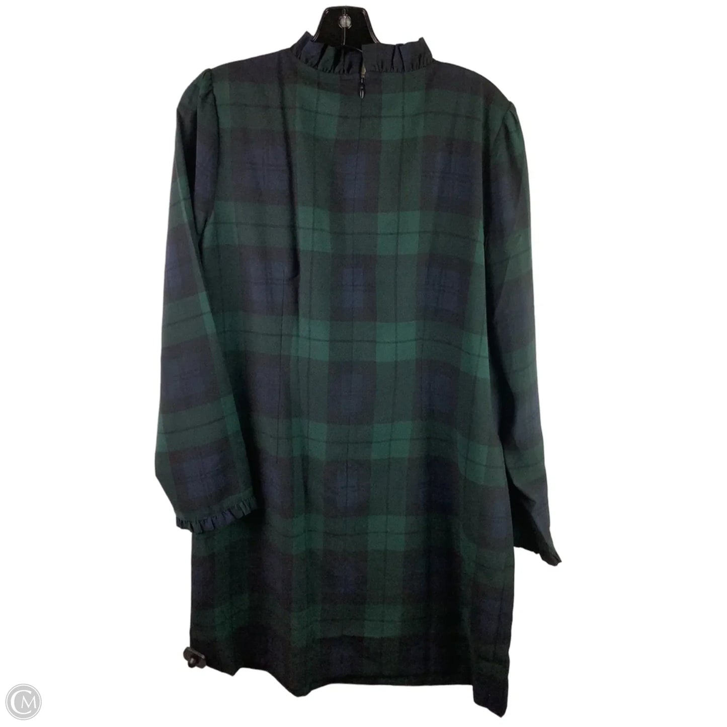 Dress Work By J. Crew In Blue & Green, Size: 14