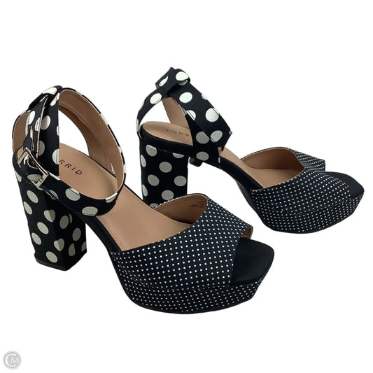 Shoes Heels Block By Torrid In Black, Size: 11WW