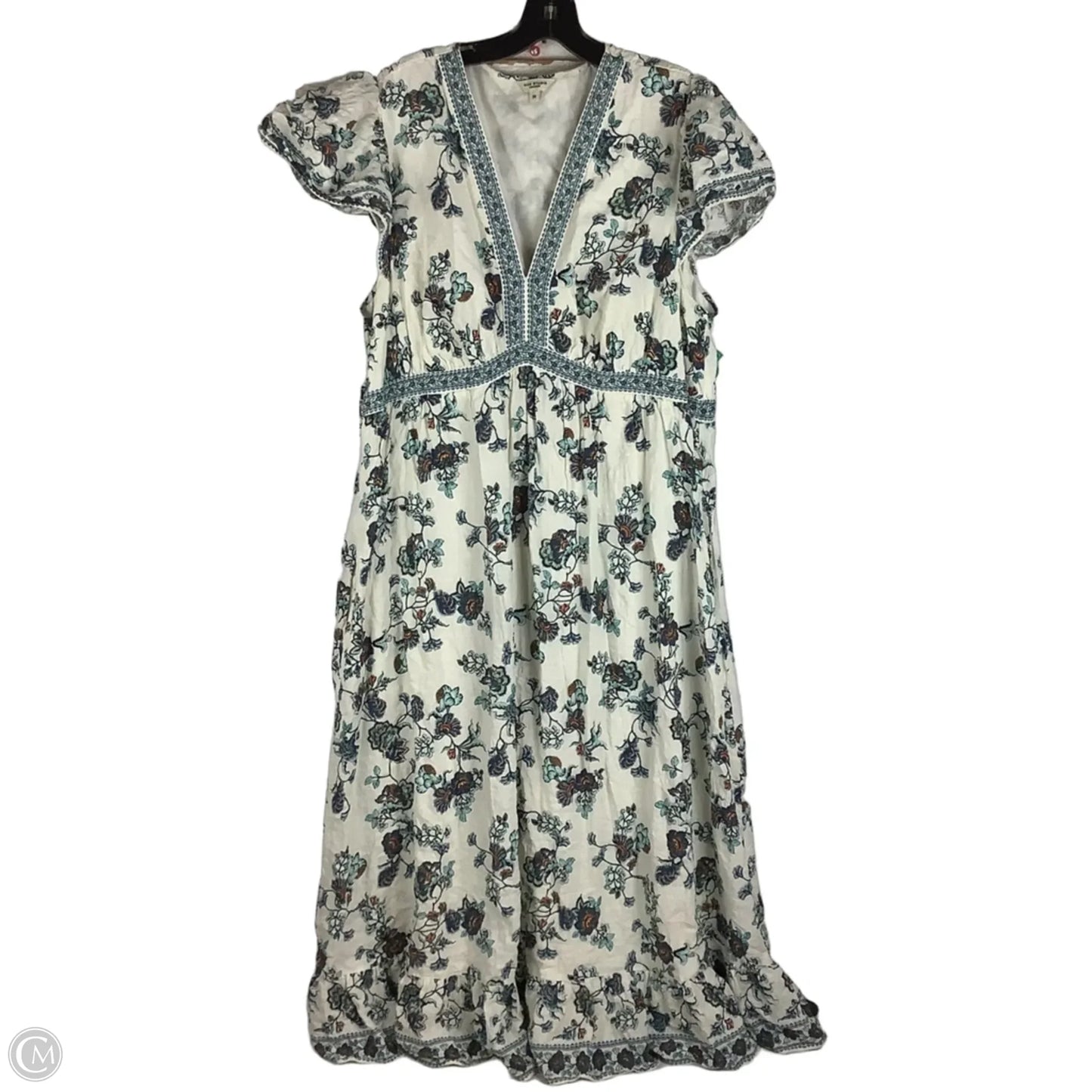 Dress Casual Maxi By Max Studio In Cream, Size: 3x