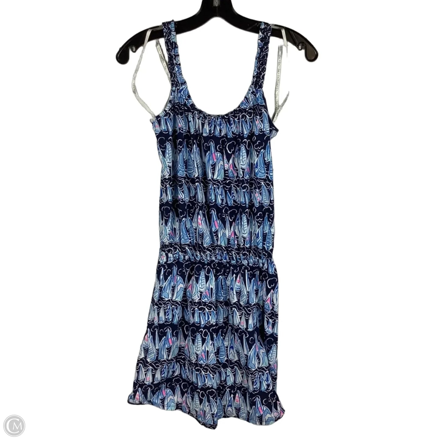 Romper Dress Designer By Lilly Pulitzer In Blue, Size: Xs