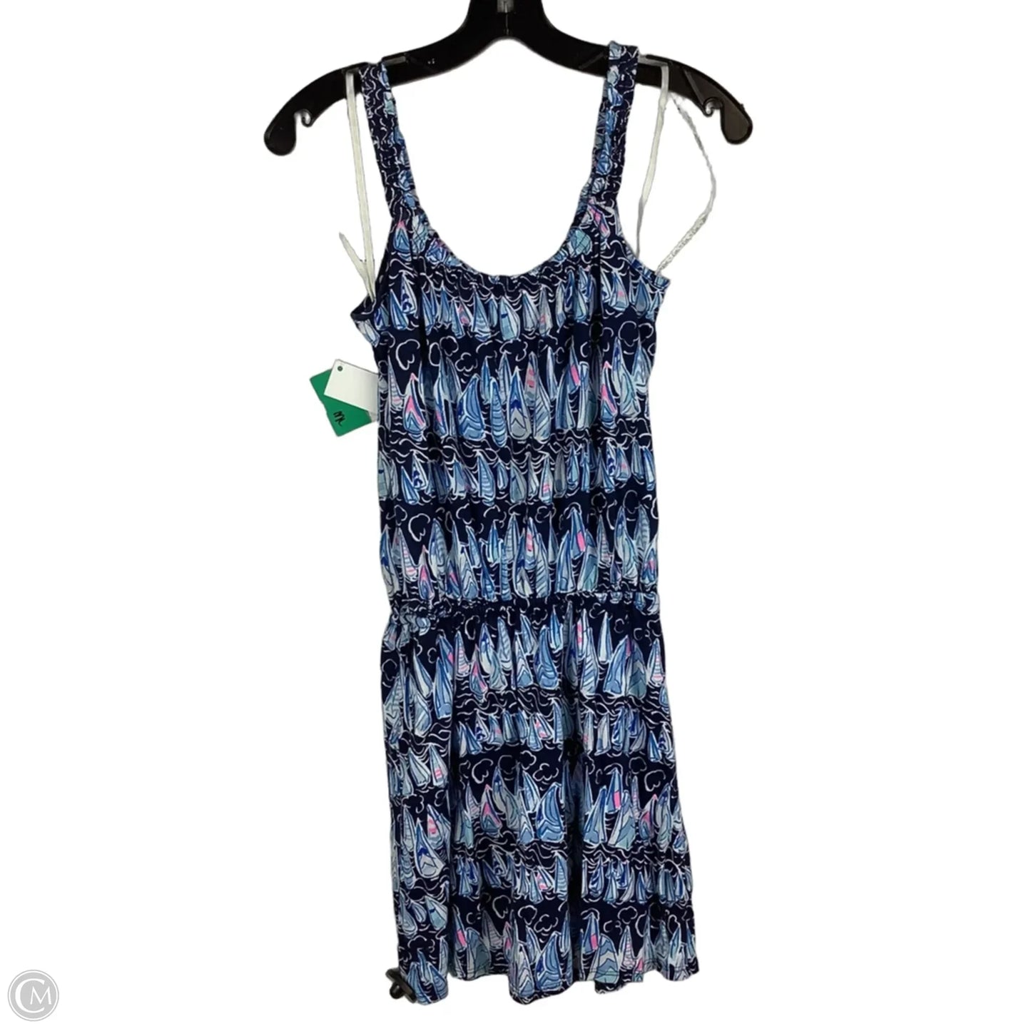 Romper Dress Designer By Lilly Pulitzer In Blue, Size: Xs