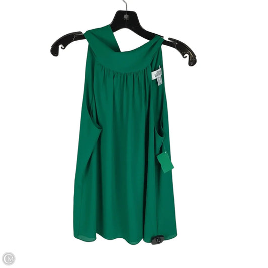 Top Sleeveless By Badgley Mischka In Green, Size: 6