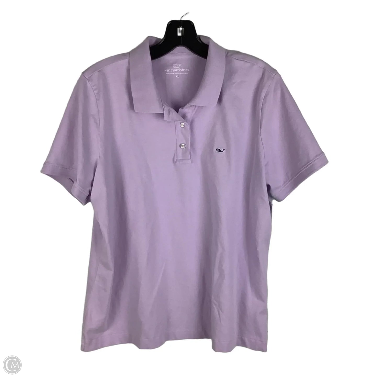 Top Short Sleeve By Vineyard Vines In Purple, Size: Xl