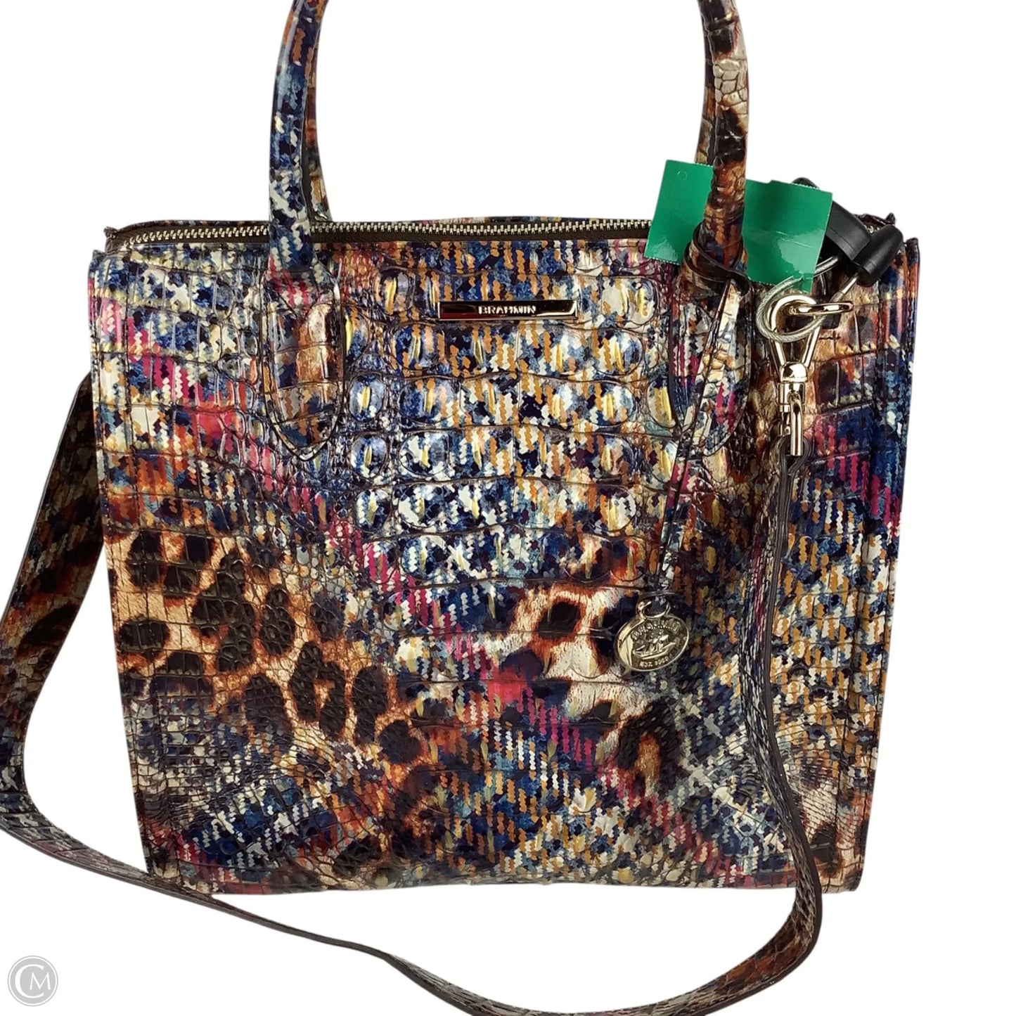 Handbag Designer By Brahmin, Size: Large