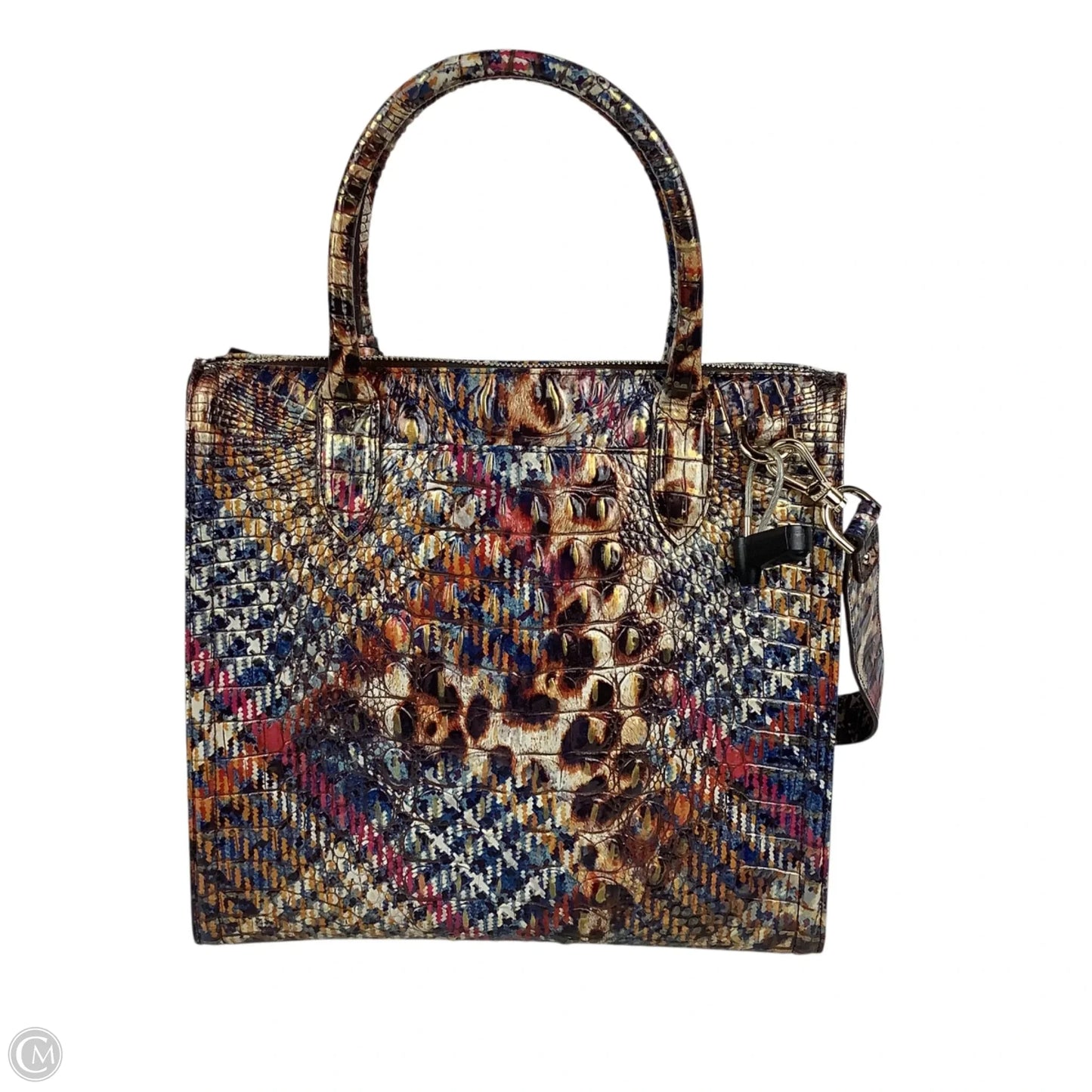 Handbag Designer By Brahmin, Size: Large