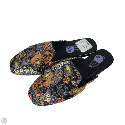 Shoes Flats By Clothes Mentor In Multi-colored, Size: 8.5
