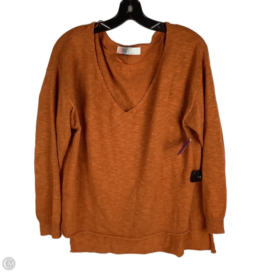 Sweater By Free People In Orange, Size: S