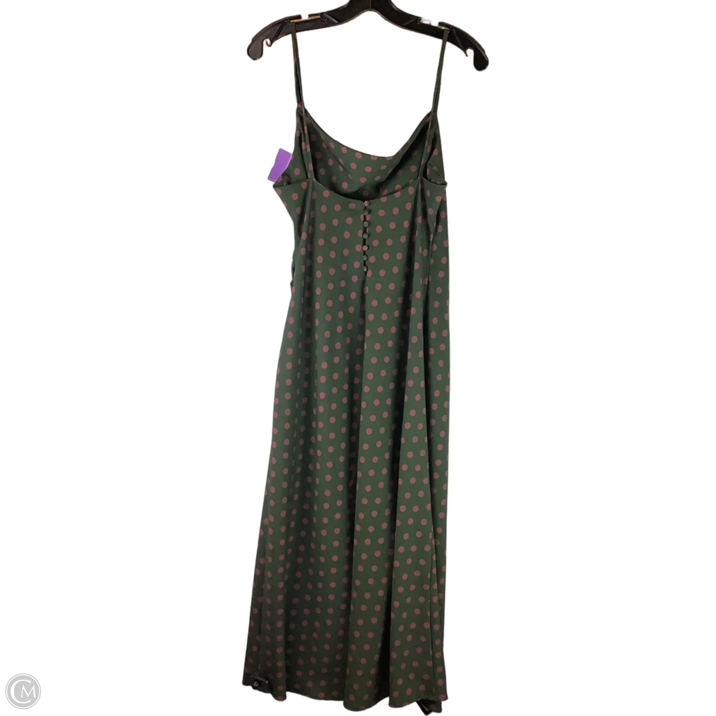 Dress Party Midi By Zara In Green, Size: M