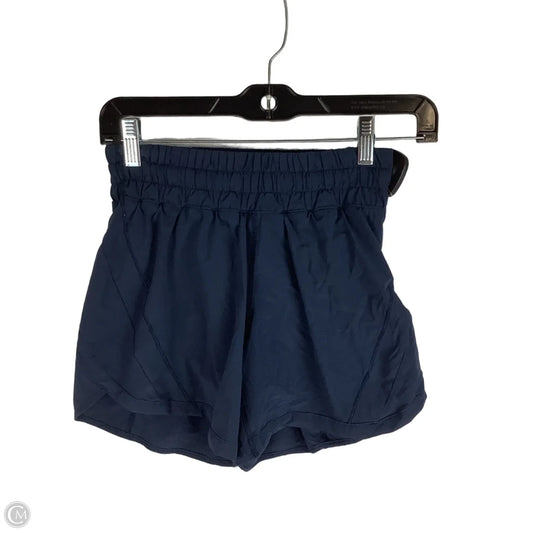 Athletic Shorts By Lululemon In Navy, Size: 4
