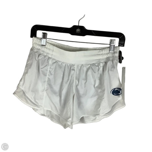 Athletic Shorts By Lululemon In White, Size: 8