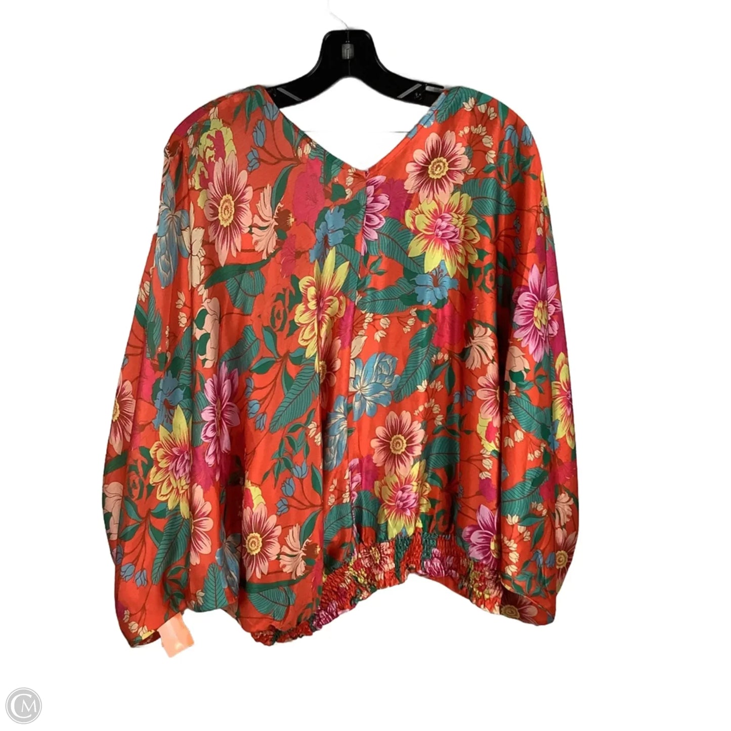 Top Short Sleeve By Umgee In Orange, Size: L