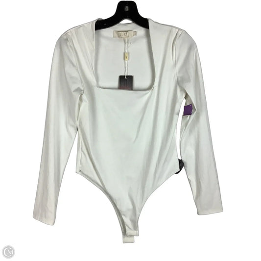 Bodysuit By Lc Lauren Conrad In White, Size: Xl