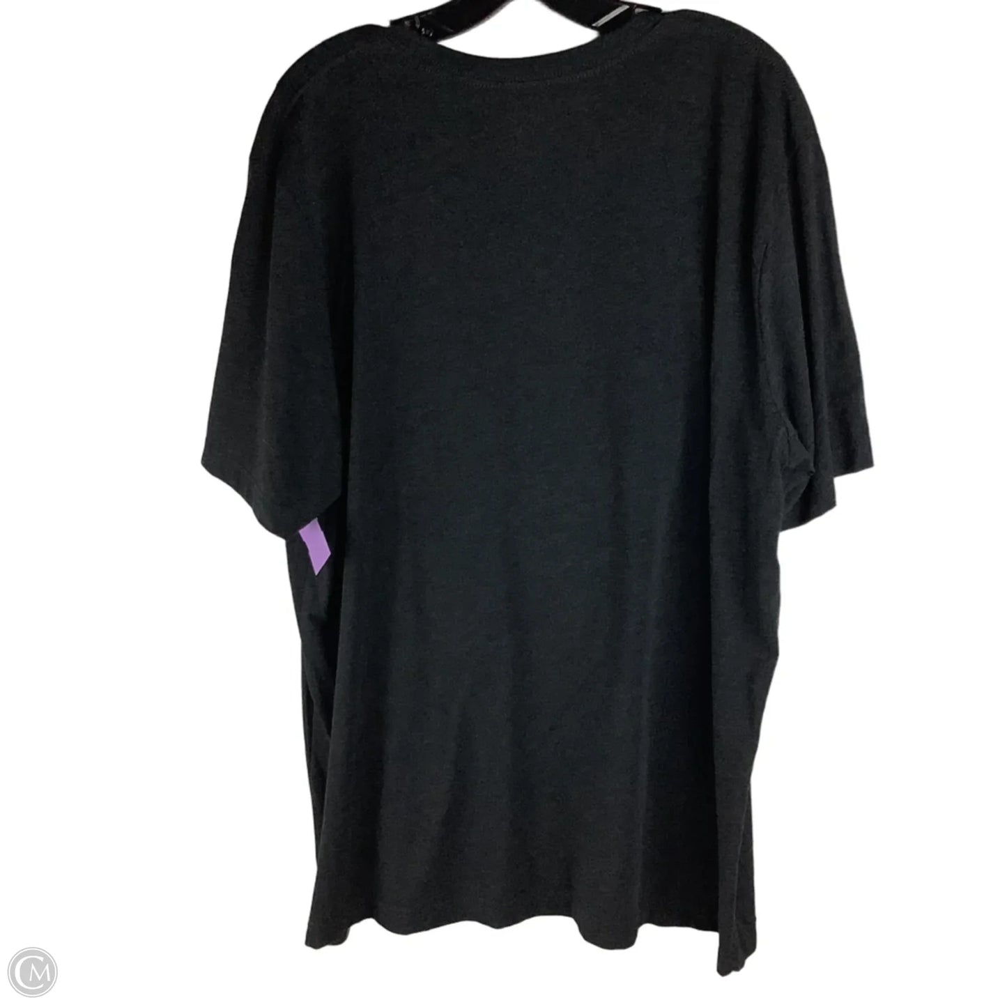Top Short Sleeve By Clothes Mentor In Black, Size: 2x