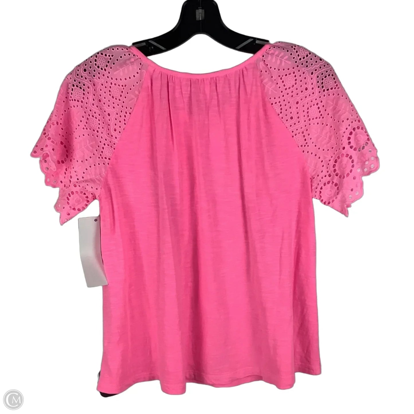 Top Short Sleeve Designer By Lilly Pulitzer In Pink, Size: Xs