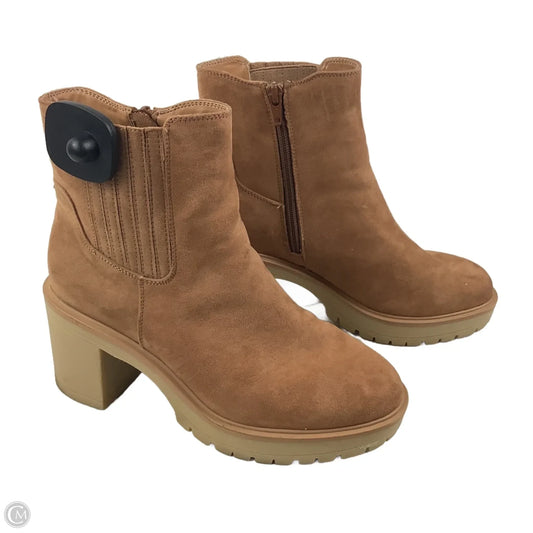 Boots Ankle Heels By Universal Thread In Brown, Size: 7.5