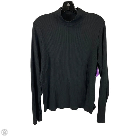 Top Long Sleeve Basic By Maeve In Black, Size: Xl