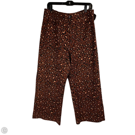 Pants Wide Leg By Maeve In Animal Print, Size: 14 (32)