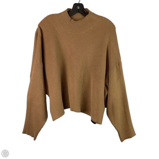 Sweater By Maeve In Tan, Size: Xl