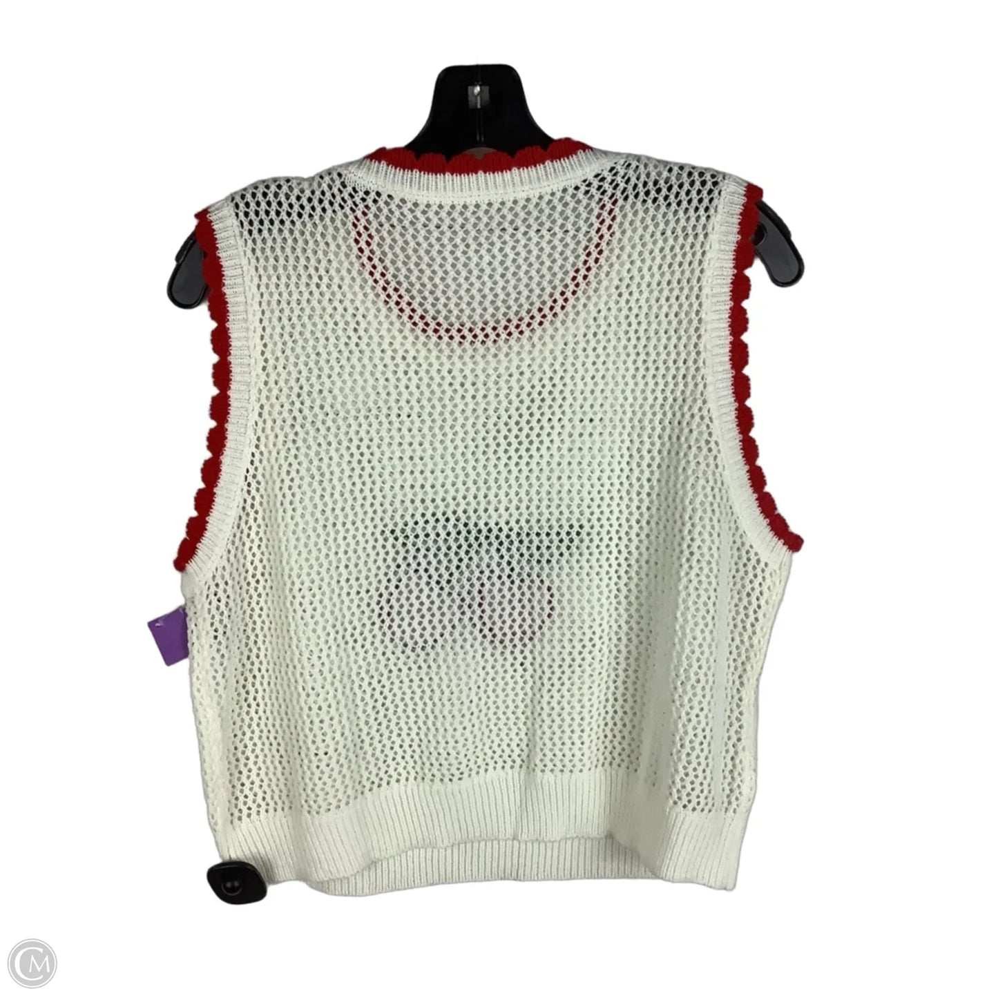 Top Sleeveless By Shein In White, Size: EST L