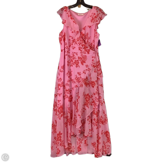 Dress Casual Maxi By Lc Lauren Conrad In Pink, Size: L