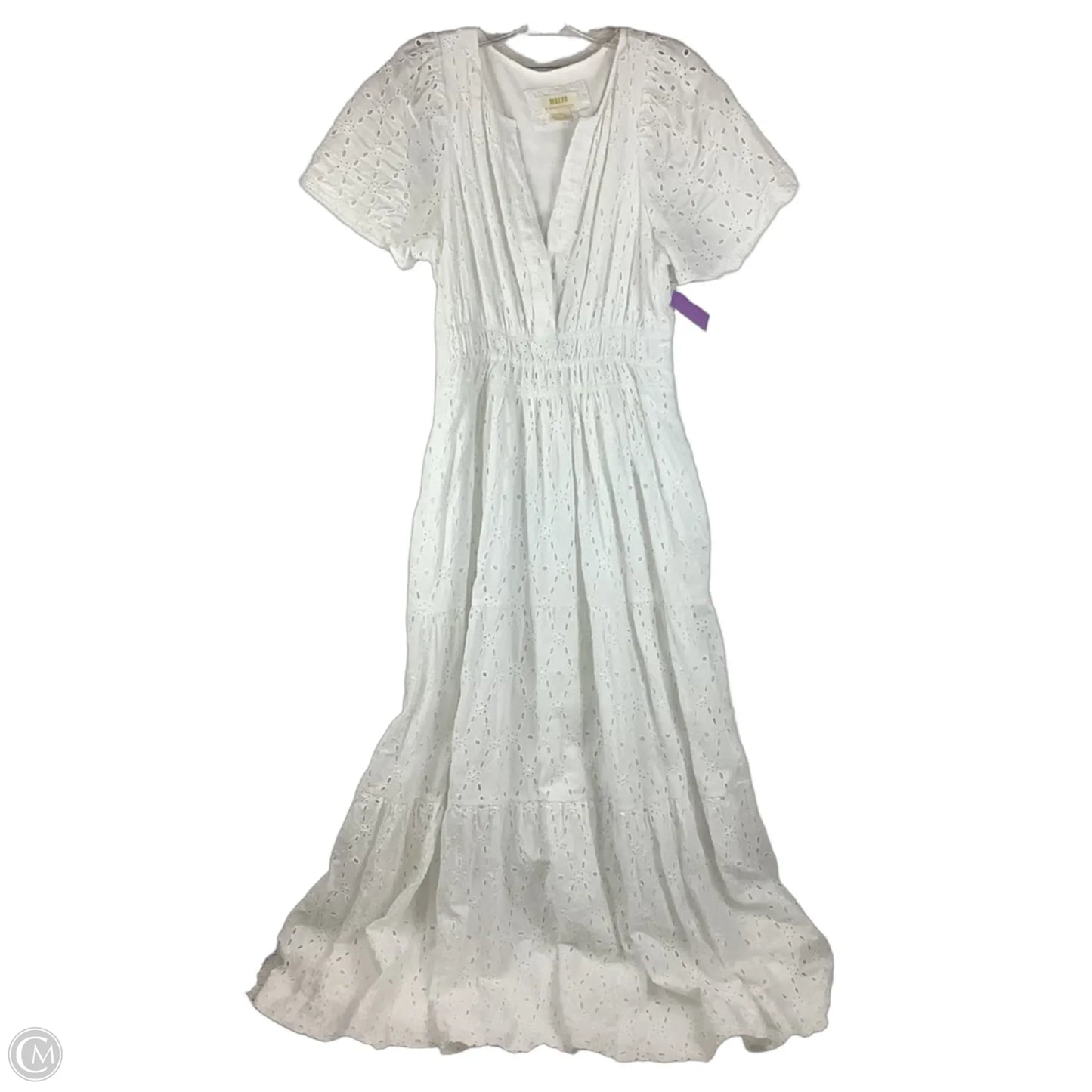 Dress Casual Maxi By Maeve In White, Size: S