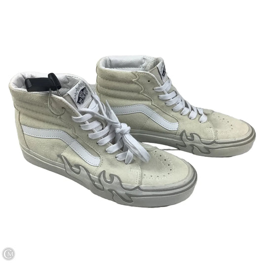 Shoes Sneakers By Vans In Cream, Size: 8.5