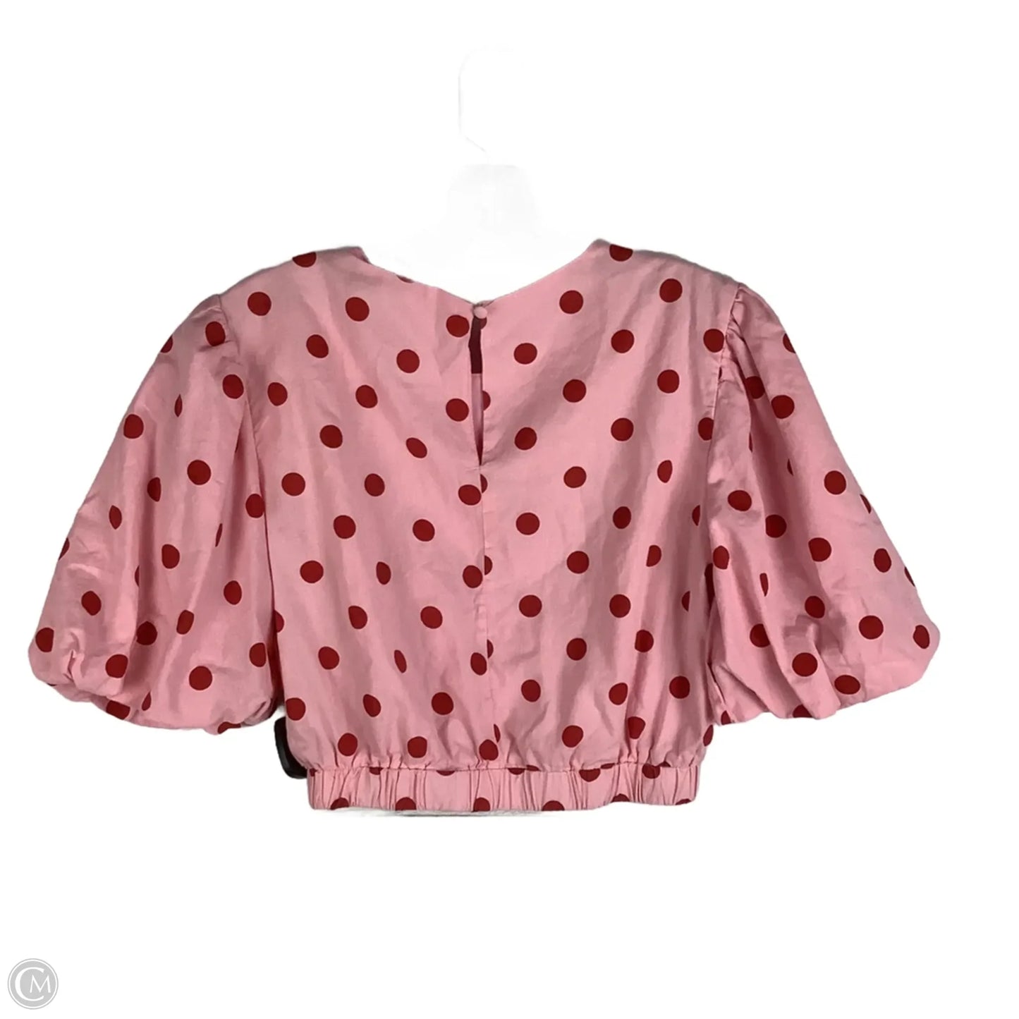 Top Short Sleeve By Vestique In Pink & Red, Size: S