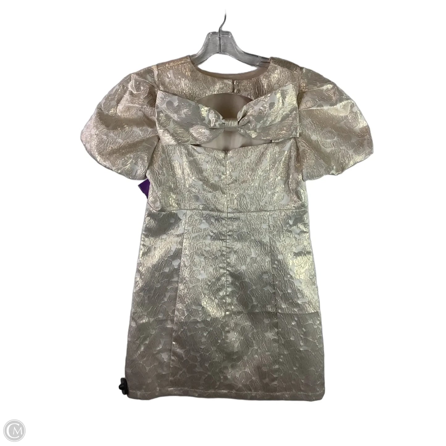 Dress Party Short By Tcec In Gold, Size: L