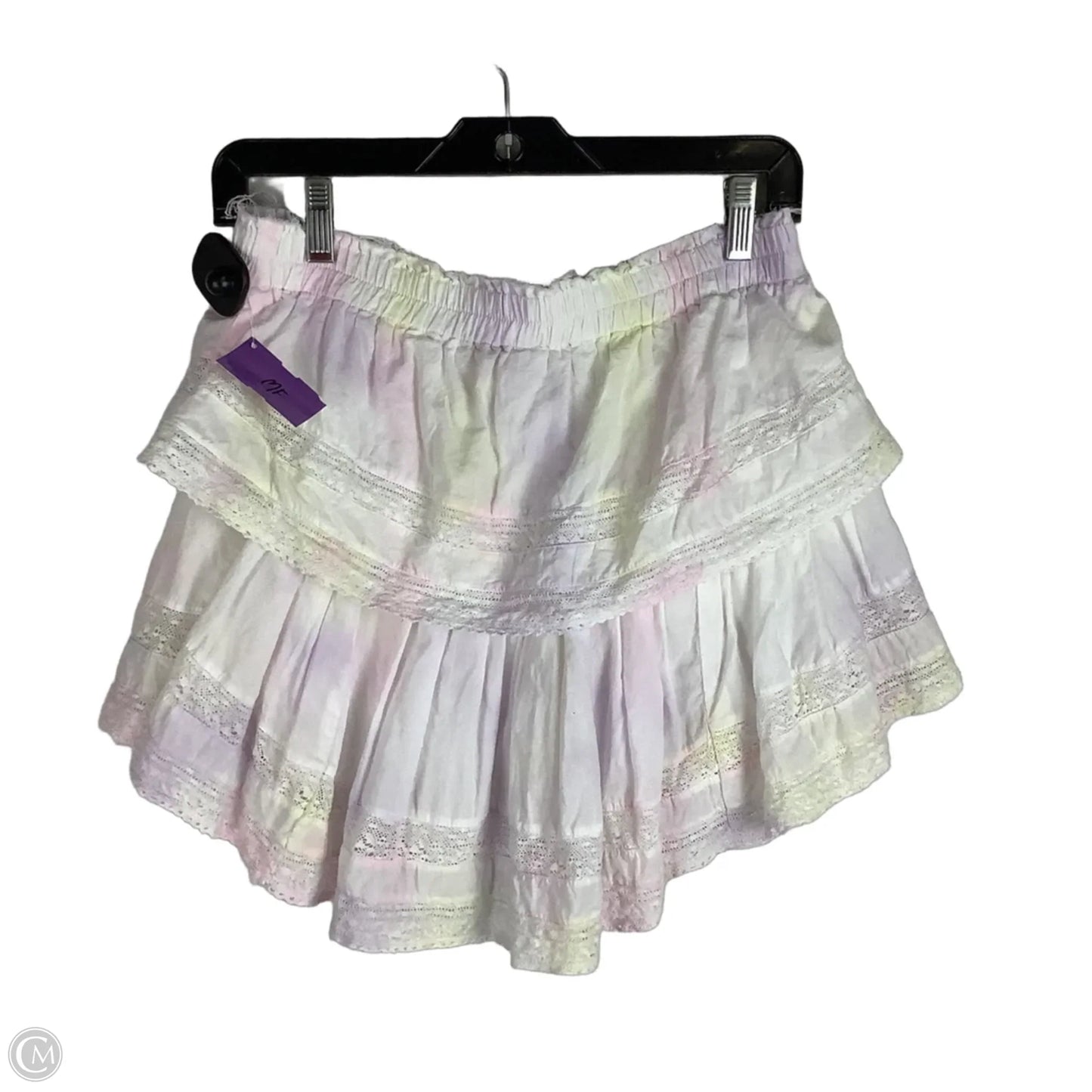 Skirt Mini & Short By Cmc In Tie Dye Print, Size: M