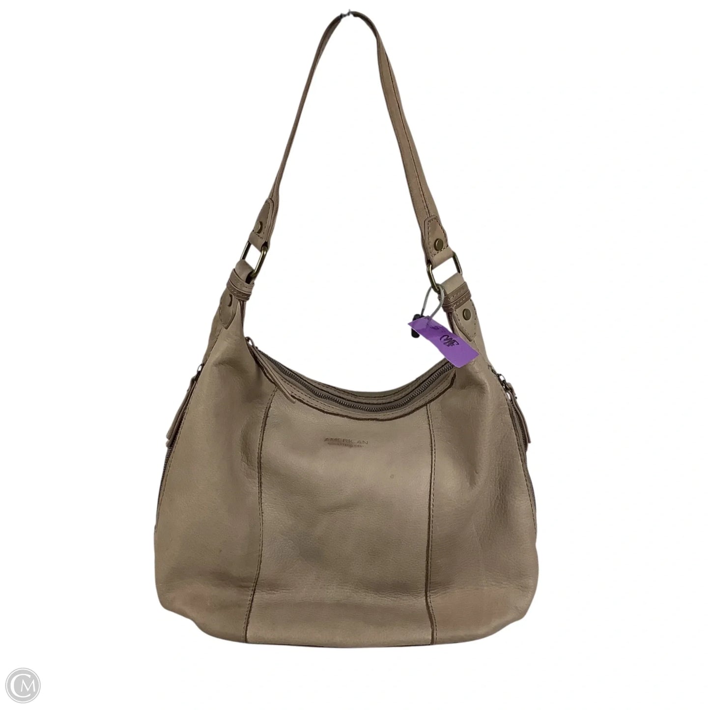 Handbag Leather By Cmc, Size: Medium